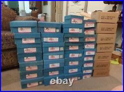 Lot of 39 Madam Alexander 8 Jointed Dolls International Series Boxes Tag Stands