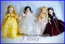 Lot of 4 Madame Alexander 14 Dolls in Original Tagged Dresses Nice