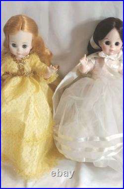 Lot of 4 Madame Alexander 14 Dolls in Original Tagged Dresses Nice