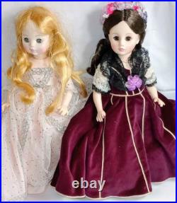 Lot of 4 Madame Alexander 14 Dolls in Original Tagged Dresses Nice