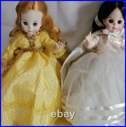 Lot of 4 Madame Alexander 14 Dolls in Original Tagged Dresses Nice