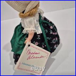 Lot of 4 Vintage Madame Alexander Dolls International 8 Series with Stands