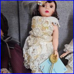 Lot of 5 madame alexander porcelain antique dolls. GREAT CONDITION-GREAT PRICE