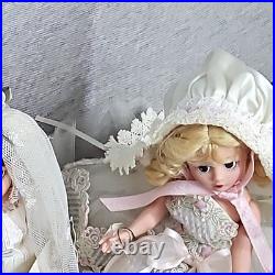 Lot of 5 madame alexander porcelain antique dolls. GREAT CONDITION-GREAT PRICE