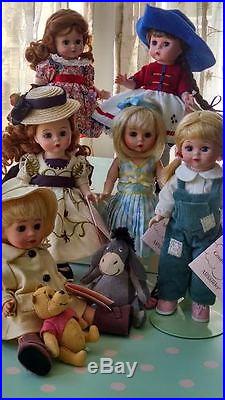 Lot of 6 Madame Alexander 8 inch Dolls