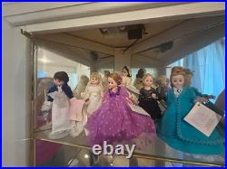 Lot of 6 Portraits Madame Alexander Dolls in Formal Dress Outfits