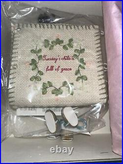 Lot of 7 Madame Alexander Days Of The Week 8in Dolls NIB/Embroideries/Stands