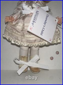 Lot of 7 Madame Alexander Days Of The Week 8in Dolls NIB/Embroideries/Stands