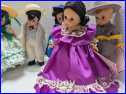 Lot of (8) Madame Alexander 8 Gone With The Wind Dolls Vintage EXCELLENT