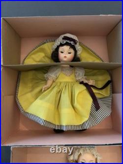 Lot of 9 Vtg MADAME ALEXANDER International Dolls Friends from Foreign Lands