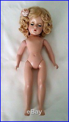 Lovely Madame Alexander Vintage Hard Plastic Margaret Doll 14