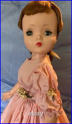 Lovely Vintage 1960 Madame Alexander TRUNK SET CISSY Doll TEA DRESS! OH MY