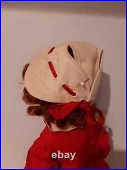 MADAME ALEXANDER 15 BINNIE WINNIE WALKER DOLL -RED HAIR With BOX + OUTFIT + SHOES