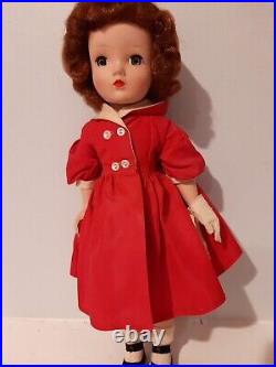 MADAME ALEXANDER 15 BINNIE WINNIE WALKER DOLL -RED HAIR With BOX + OUTFIT + SHOES