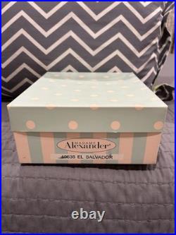 MADAME ALEXANDER 8 SIGNED INTERNATIONAL DOLL. EL SALVADORE With FRUIT BASK