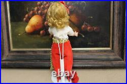 MADAME ALEXANDER Cissette Vintage 1950's Doll Tagged Outfit withCardinal
