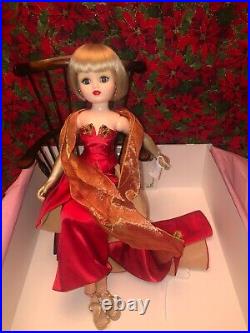 MADAME ALEXANDER Cissy doll 21 INCH HOLIDAY CISSY WITH ORIGINAL BOX & COA