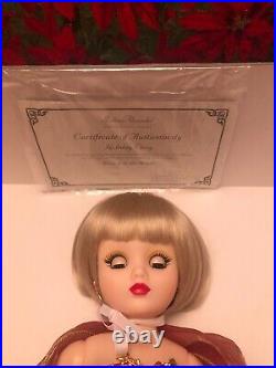MADAME ALEXANDER Cissy doll 21 INCH HOLIDAY CISSY WITH ORIGINAL BOX & COA