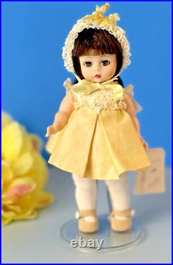 MADAME ALEXANDER Easter doll 1968 Bend knee RARE-ONLY 300 MADE Yellow dress