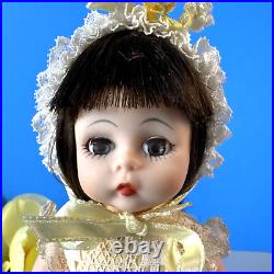 MADAME ALEXANDER Easter doll 1968 Bend knee RARE-ONLY 300 MADE Yellow dress