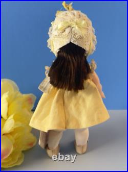 MADAME ALEXANDER Easter doll 1968 Bend knee RARE-ONLY 300 MADE Yellow dress