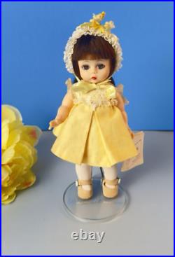 MADAME ALEXANDER Easter doll 1968 Bend knee RARE-ONLY 300 MADE Yellow dress