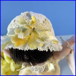 MADAME ALEXANDER Easter doll 1968 Bend knee RARE-ONLY 300 MADE Yellow dress