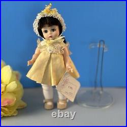 MADAME ALEXANDER Easter doll 1968 Bend knee RARE-ONLY 300 MADE Yellow dress