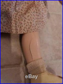 MADAME ALEXANDER JANE WITHERS DOLL COMPO 20 1936 orig Tagged dress name Pin