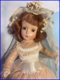 MADAME ALEXANDER PETITE WENDY ANN BRIDE IN PINK ENSEMBLE 1950, Very RARE