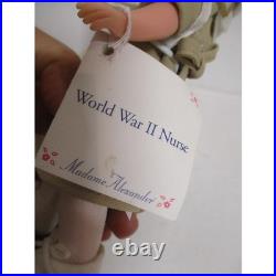 MADAME ALEXANDER White WWII Nurse World War II Nurse Outfit Doll 17620 withtag