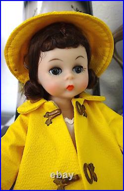 MA 1953 Madame Alexander Wendy Kin BKW DOLL in Yellow Rainy Day Outfit 2498