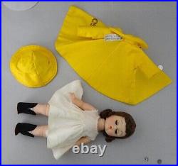 MA 1953 Madame Alexander Wendy Kin BKW DOLL in Yellow Rainy Day Outfit 2498