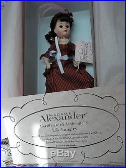 MIB Madame Alexander 2009 MADC Lily Langtry LE Convention Centerpiece