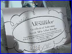 MIB Madame Alexander MADCC Williamsburg 2000 Sarah All In A Row Traveler LE 161
