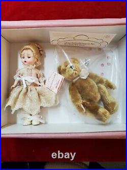 MIB, NRFB, madame alexander 8 inch dolls, 36460 antique chaos the bear and wendy