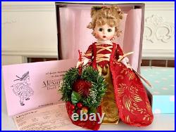 MINT Colonial Christmas Madame Alexander 8 Doll, 2010 Holiday Series #60755