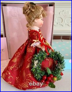 MINT Colonial Christmas Madame Alexander 8 Doll, 2010 Holiday Series #60755