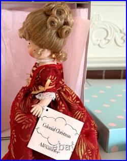 MINT Colonial Christmas Madame Alexander 8 Doll, 2010 Holiday Series #60755