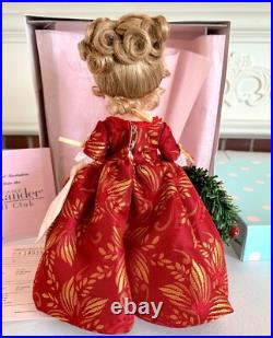 MINT Colonial Christmas Madame Alexander 8 Doll, 2010 Holiday Series #60755