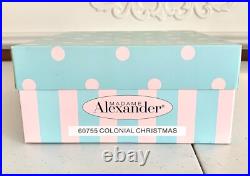 MINT Colonial Christmas Madame Alexander 8 Doll, 2010 Holiday Series #60755