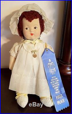 Madam Alexander Dionne Soft Rag Doll 1936 13 Annette Quints Antique