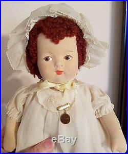 Madam Alexander Dionne Soft Rag Doll 1936 13 Annette Quints Antique