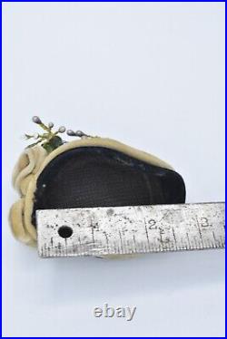 Madam Alexander Doll Black Hat Cap with Flowers and Bow Unmarked