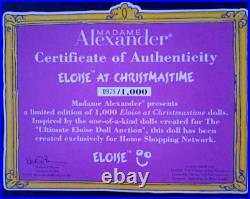 Madam Alexander Eloise Christmastime Doll 18 FAO Schwartz 2001 NIB