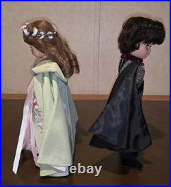 Madame Alexander 12 Hamlet #1312 and Ophelia #1313 1992 Romance Collection