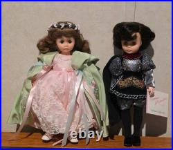 Madame Alexander 12 Hamlet #1312 and Ophelia #1313 1992 Romance Collection