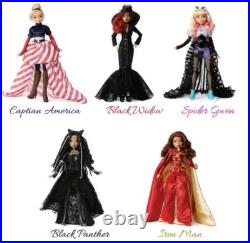 Madame Alexander 13.5 Marvel Fan Girl Complete Set Toys R Us Exclusive NIB OOP