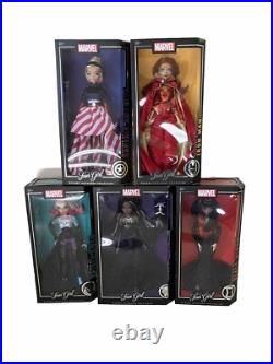 Madame Alexander 13.5 Marvel Fan Girl Complete Set Toys R Us Exclusive NIB OOP