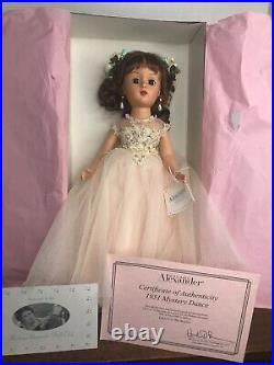 Madame Alexander 14 Mystery Dance doll with box Hand Tag